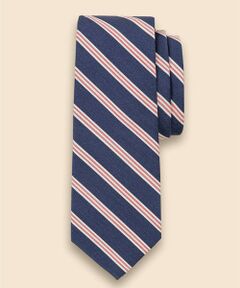 Brooks Brothers / ブルックス ブラザーズ ネクタイ | シルク／コットン　サテン　BB#1ミニストライプ　レップタイ