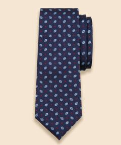Brooks Brothers / ブルックス ブラザーズ ネクタイ | シルク　フラワー×ドットモチーフ　ジャカードタイ