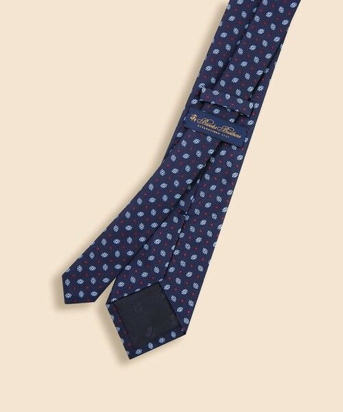 Brooks Brothers / ブルックス ブラザーズ ネクタイ | シルク　フラワー×ドットモチーフ　ジャカードタイ | 詳細3