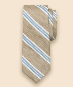 Brooks Brothers / ブルックス ブラザーズ ネクタイ | リネン／シルク　BB#1ストライプタイ
