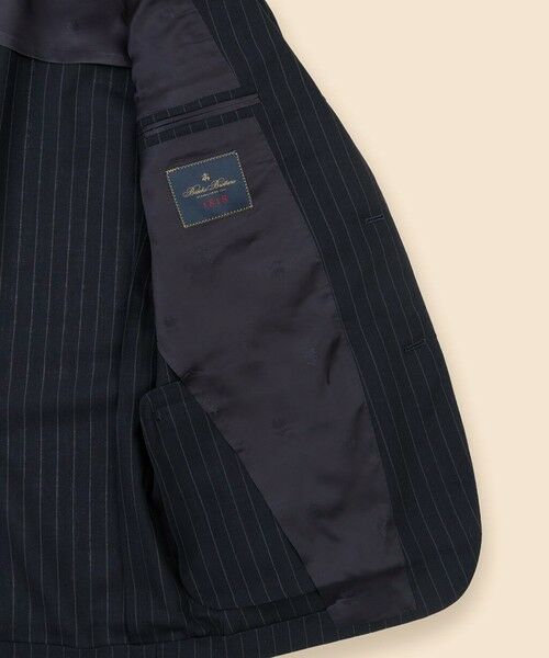 Brooks Brothers / ブルックス ブラザーズ セットアップ | リプロダクト　ウール　ハイツイスト　ピンストライプ　段返り３釦　No.1サックスーツ　Made by RING JACKET | 詳細6