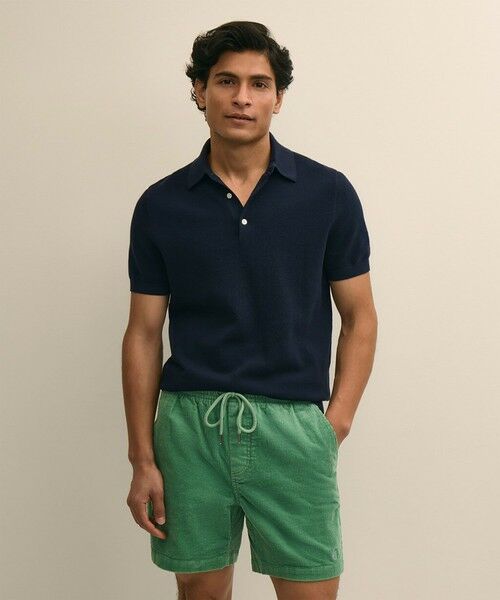 Brooks Brothers / ブルックス ブラザーズ ポロシャツ | スーピマコットン　ストレッチピケ　ショートスリーブ　ポロセーター（ネイビー）