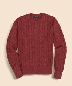 Brooks Brothers / ブルックス ブラザーズ ニット・セーター | リネン　ケーブル　クルーネックセーター