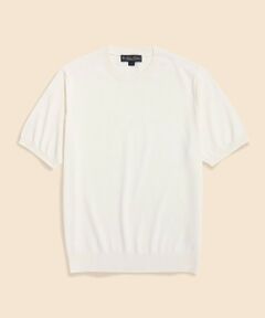 Brooks Brothers / ブルックス ブラザーズ ニット・セーター | コットン／シルク　クルーネック　ショートスリーブセーター