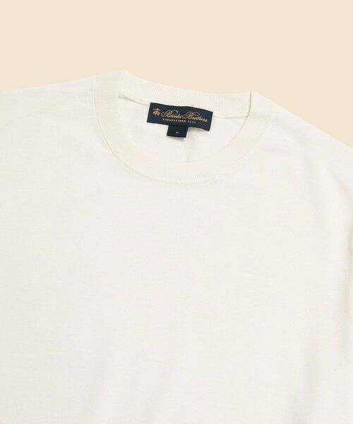 Brooks Brothers / ブルックス ブラザーズ ニット・セーター | コットン／シルク　クルーネック　ショートスリーブセーター | 詳細1