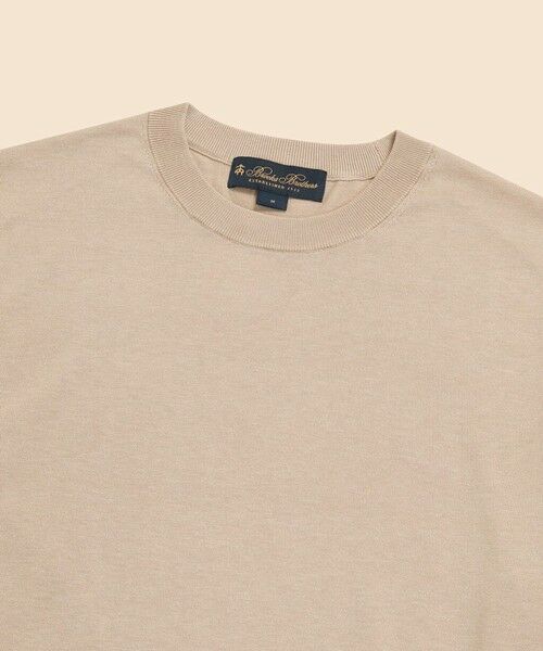 Brooks Brothers / ブルックス ブラザーズ ニット・セーター | コットン／シルク　クルーネック　ショートスリーブセーター | 詳細4