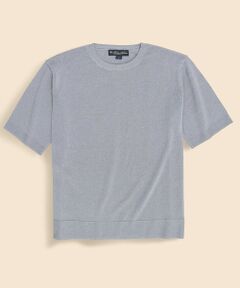 Brooks Brothers / ブルックス ブラザーズ ニット・セーター | ◆オンラインストア限定◆ ペーパーヤーン　クルーネック　ショートスリーブセーター
