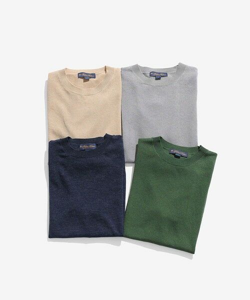 Brooks Brothers / ブルックス ブラザーズ ニット・セーター | ◆オンラインストア限定◆ ペーパーヤーン クルーネック ショートスリーブ サマーセーター | 詳細8