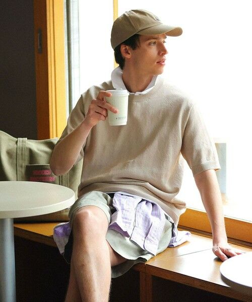 Brooks Brothers / ブルックス ブラザーズ ニット・セーター | ◆オンラインストア限定◆ ペーパーヤーン　クルーネック　ショートスリーブセーター | 詳細2