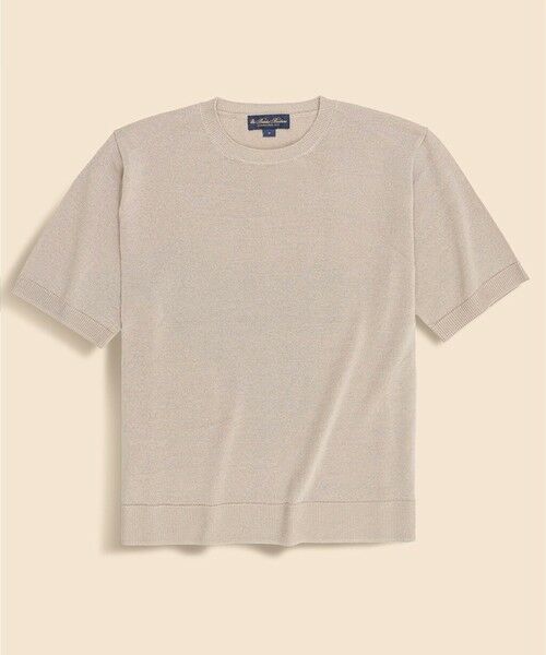 Brooks Brothers / ブルックス ブラザーズ ニット・セーター | ◆オンラインストア限定◆ ペーパーヤーン　クルーネック　ショートスリーブセーター | 詳細4