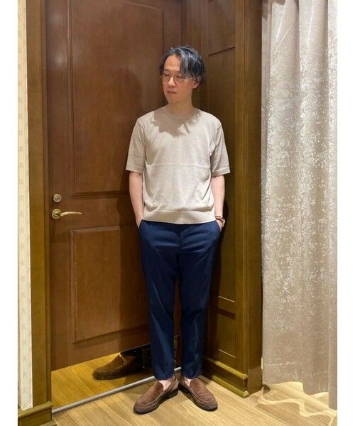 Brooks Brothers / ブルックス ブラザーズ ニット・セーター | ◆オンラインストア限定◆ ペーパーヤーン クルーネック ショートスリーブ サマーセーター | 詳細6