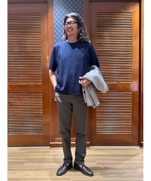 Brooks Brothers / ブルックス ブラザーズ ニット・セーター | ◆オンラインストア限定◆ ペーパーヤーン クルーネック ショートスリーブ サマーセーター | 詳細12