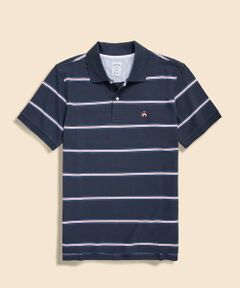 Brooks Brothers / ブルックス ブラザーズ ポロシャツ | コットン　ストレッチピケ　GFロゴ　マルチストライプ　ポロシャツ　Slim Fit