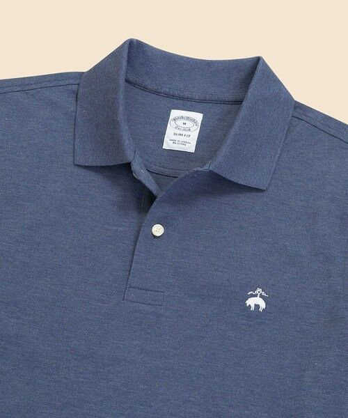 Brooks Brothers / ブルックス ブラザーズ ポロシャツ | スーピマコットン　ストレッチピケ　GFロゴ　シーズナルカラー　ポロシャツ　Slim Fit | 詳細3