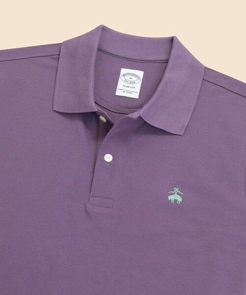 Brooks Brothers / ブルックス ブラザーズ ポロシャツ | スーピマコットン　ストレッチピケ　GFロゴ　シーズナルカラー　ポロシャツ　Slim Fit | 詳細5