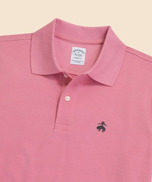 Brooks Brothers / ブルックス ブラザーズ ポロシャツ | スーピマコットン　ストレッチピケ　GFロゴ　シーズナルカラー　ポロシャツ　Slim Fit | 詳細9