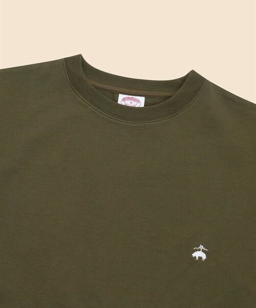 Brooks Brothers / ブルックス ブラザーズ Tシャツ | USAコットンジャージー ヘビーウェイト GFロゴ Tシャツ | 詳細1