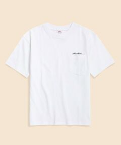 ◆オンラインストア限定◆USAコットンジャージー　ヘビーウェイト　ミニロゴ　ポケットTシャツ