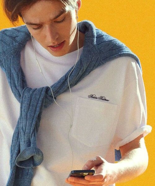 Brooks Brothers / ブルックス ブラザーズ Tシャツ | ◆オンラインストア限定◆USAコットンジャージー　ヘビーウェイト　ミニロゴ　ポケットTシャツ | 詳細2