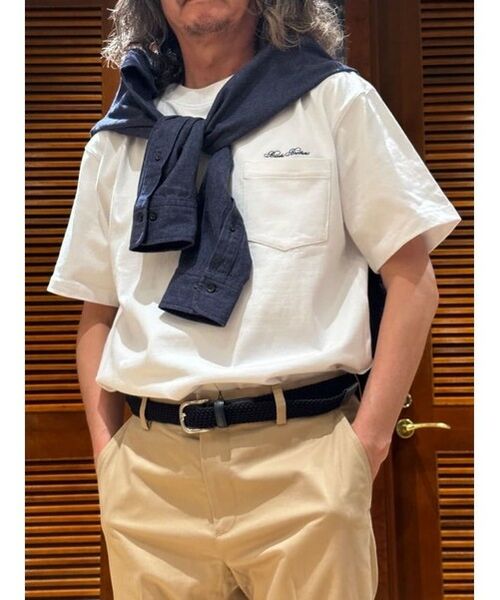 Brooks Brothers / ブルックス ブラザーズ Tシャツ | ◆オンラインストア限定◆USAコットンジャージー　ヘビーウェイト　ミニロゴ　ポケットTシャツ | 詳細7
