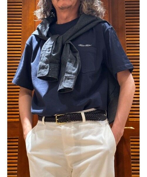 Brooks Brothers / ブルックス ブラザーズ Tシャツ | ◆オンラインストア限定◆USAコットンジャージー　ヘビーウェイト　ミニロゴ　ポケットTシャツ | 詳細10