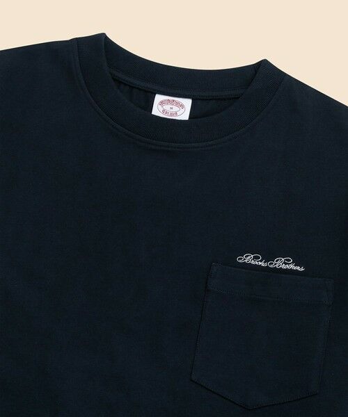 Brooks Brothers / ブルックス ブラザーズ Tシャツ | ◆オンラインストア限定◆USAコットンジャージー ヘビーウェイト ミニロゴ ポケットTシャツ | 詳細3