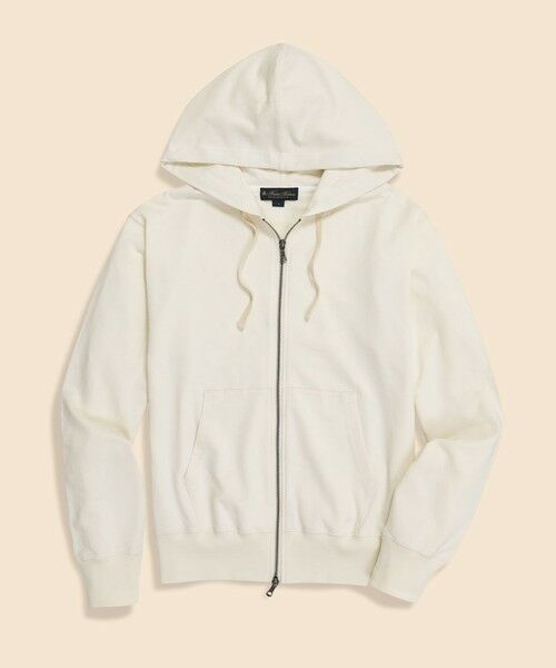 Brooks Brothers / ブルックス ブラザーズ スウェット | ◆オンラインストア限定◆ スーピマコットン　ダブルジップフーディー（オートミール）