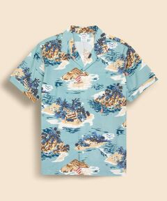 Brooks Brothers / ブルックス ブラザーズ シャツ・ブラウス | コットン　アイランドプリント　オープンカラーシャツ　Regular Fit