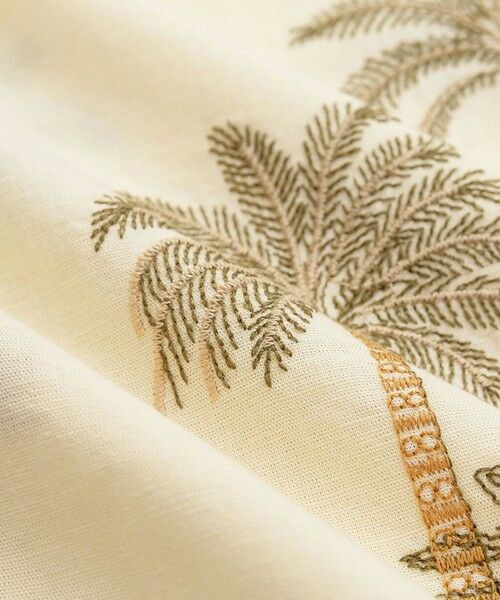 Brooks Brothers / ブルックス ブラザーズ シャツ・ブラウス | コットン／リネン　パームツリーエンブロイダリー　オープンカラーシャツ　Regular Fit | 詳細2