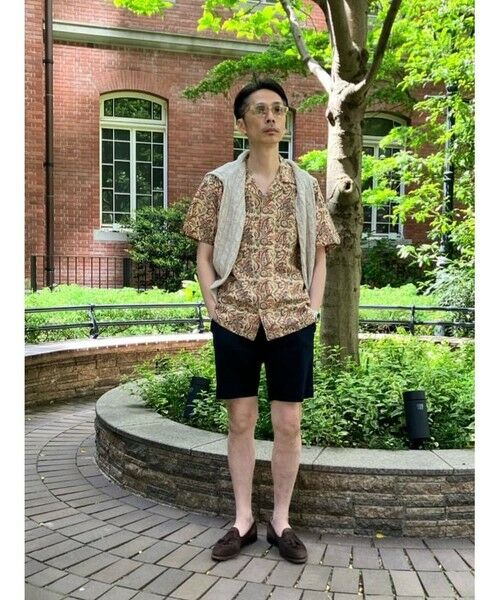 Brooks Brothers / ブルックス ブラザーズ シャツ・ブラウス | コットン　ブロックプリントパターン　ペイズリー　オープンカラーシャツ　Regular Fit | 詳細4