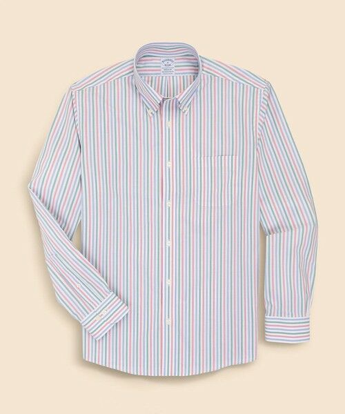 Brooks Brothers / ブルックス ブラザーズ シャツ・ブラウス | スーピマコットン　ストレッチブロードクロス　シーズナルパターン　カジュアルシャツ　Regular Fit（ストライプ）