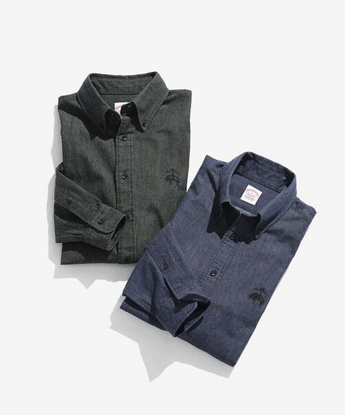 Brooks Brothers / ブルックス ブラザーズ シャツ・ブラウス | ◆オンラインストア限定◆ ビッグGFロゴ　デニムシャツ　Traditional Fit | 詳細10