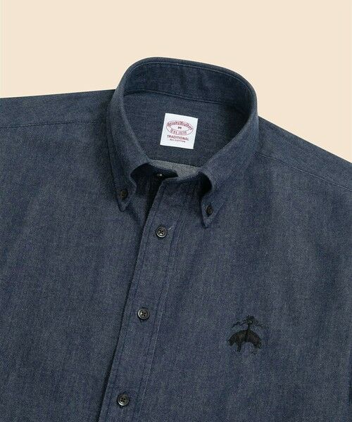 Brooks Brothers / ブルックス ブラザーズ シャツ・ブラウス | ◆オンラインストア限定◆ ビッグGFロゴ　デニムシャツ　Traditional Fit | 詳細8