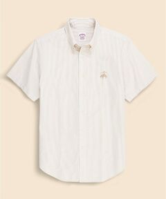Brooks Brothers / ブルックス ブラザーズ シャツ・ブラウス | ◆オンラインストア限定◆ コットン　ビッグGFロゴ　シアサッカー　ショートスリーブ　カジュアルシャツ　Traditional Fit