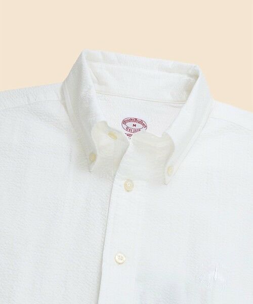 Brooks Brothers / ブルックス ブラザーズ シャツ・ブラウス | ◆オンラインストア限定◆ コットン　ビッグGFロゴ　シアサッカー　ショートスリーブ　カジュアルシャツ　Traditional Fit | 詳細2