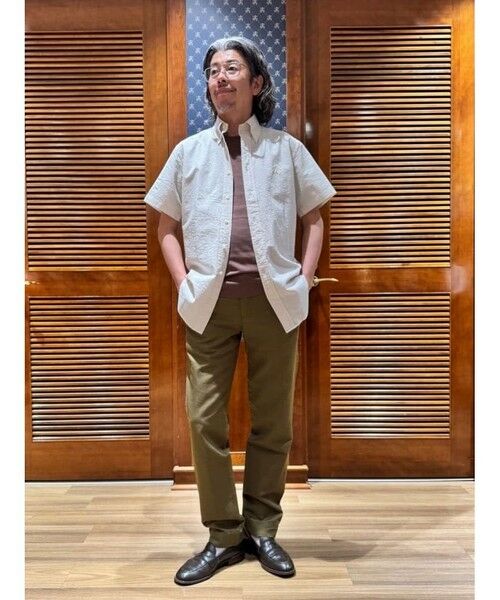 Brooks Brothers / ブルックス ブラザーズ シャツ・ブラウス | ◆オンラインストア限定◆ コットン　ビッグGFロゴ　シアサッカー　ショートスリーブ　カジュアルシャツ　Traditional Fit | 詳細12