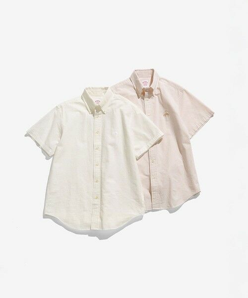 Brooks Brothers / ブルックス ブラザーズ シャツ・ブラウス | ◆オンラインストア限定◆ コットン　ビッグGFロゴ　シアサッカー　ショートスリーブ　カジュアルシャツ　Traditional Fit | 詳細7