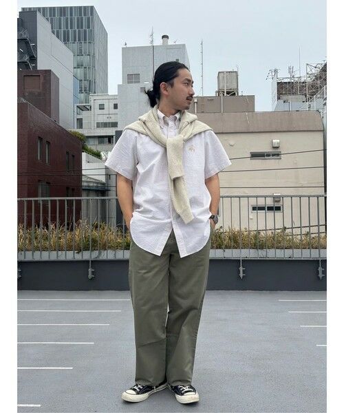 Brooks Brothers / ブルックス ブラザーズ シャツ・ブラウス | ◆オンラインストア限定◆ コットン　ビッグGFロゴ　シアサッカー　ショートスリーブ　カジュアルシャツ　Traditional Fit | 詳細8