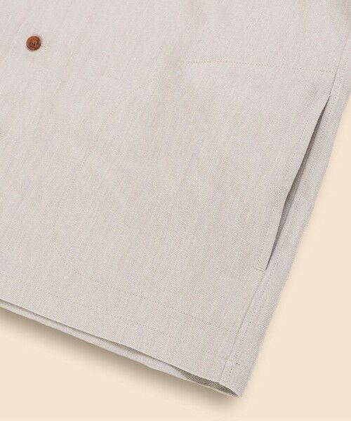 Brooks Brothers / ブルックス ブラザーズ シャツ・ブラウス | リネン／ウール　オープンカラーシャツ | 詳細2