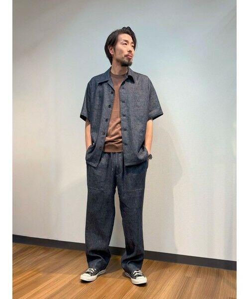 Brooks Brothers / ブルックス ブラザーズ シャツ・ブラウス | リネン／ウール　オープンカラーシャツ | 詳細8