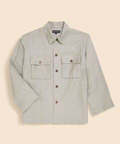 Brooks Brothers / ブルックス ブラザーズ シャツ・ブラウス | リヨセル／リネン　ヘリンボーン　CPOシャツジャケット