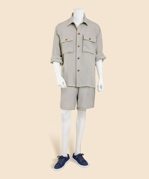 Brooks Brothers / ブルックス ブラザーズ シャツ・ブラウス | リヨセル／リネン　ヘリンボーン　CPOシャツジャケット | 詳細3