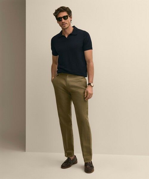 Brooks Brothers / ブルックス ブラザーズ その他パンツ | リネン／コットン　プレーンフロントパンツ　Regular | 詳細6