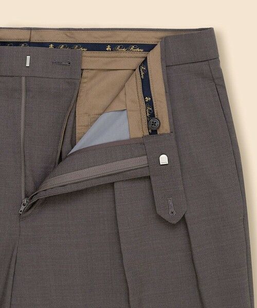 Brooks Brothers / ブルックス ブラザーズ スラックス・ドレスパンツ | ポリエステル／ウール　プリーテッド　ウォッシャブル　トラウザーズ | 詳細4