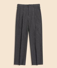 Brooks Brothers / ブルックス ブラザーズ スラックス・ドレスパンツ | コットン／リネン　プリーテッドトラウザーズ