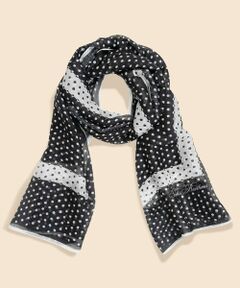 Brooks Brothers / ブルックス ブラザーズ バンダナ・スカーフ | シルクブレンド　ドットプリント　オブロングスカーフ