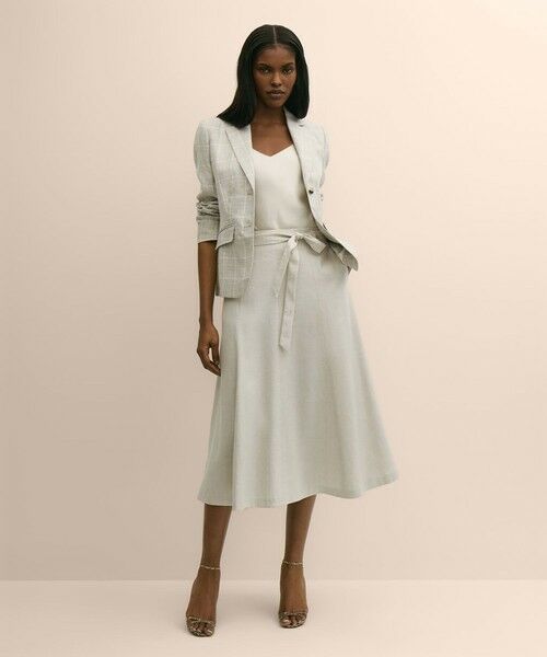 Brooks Brothers / ブルックス ブラザーズ テーラードジャケット | リネン／ウール　ウィンドウペイン　シングル２ボタンジャケット | 詳細1