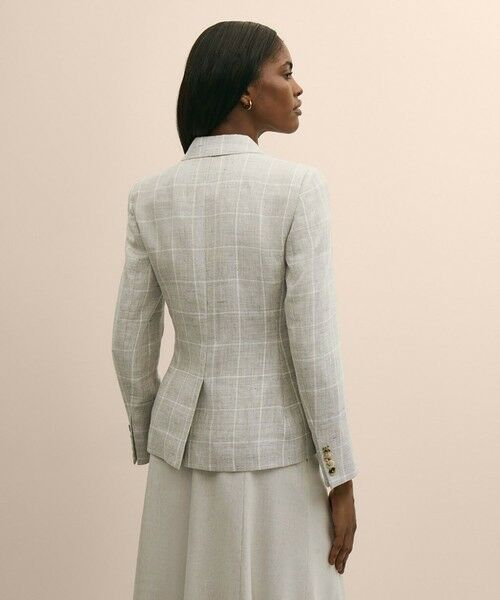 Brooks Brothers / ブルックス ブラザーズ テーラードジャケット | リネン／ウール　ウィンドウペイン　シングル２ボタンジャケット | 詳細3