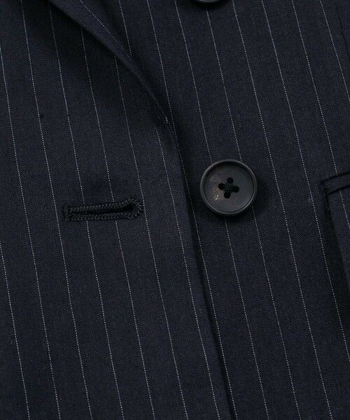 Brooks Brothers / ブルックス ブラザーズ テーラードジャケット | リネンブレンド　ピンストライプ　ダブル4ボタン　ピークトラペルジャケット | 詳細3