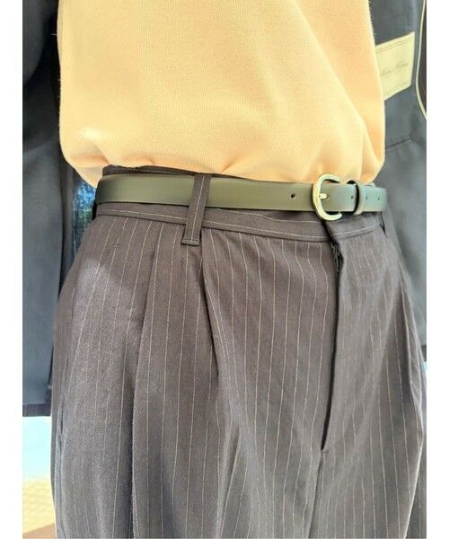 Brooks Brothers / ブルックス ブラザーズ スラックス・ドレスパンツ | リネンブレンド ピンストライプ プリーテッド ワイドレッグパンツ | 詳細9